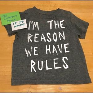 We Have Rules toddler shirt